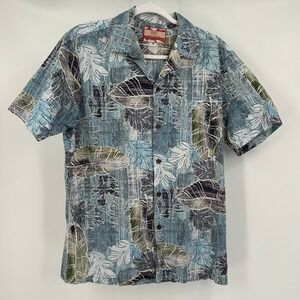 RJC Mens Hawaiian Shirt Size M Island Resort Aloha Made Hawaii Tropical Vacation